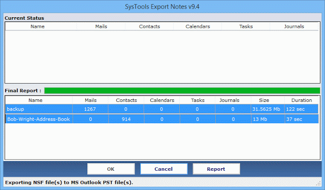 Convert Lotus Notes NSF File into Outlook PST File